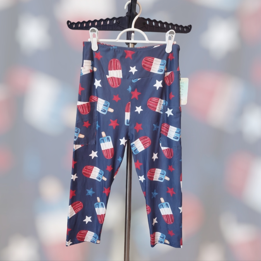 Rocket Pop Capri Leggings